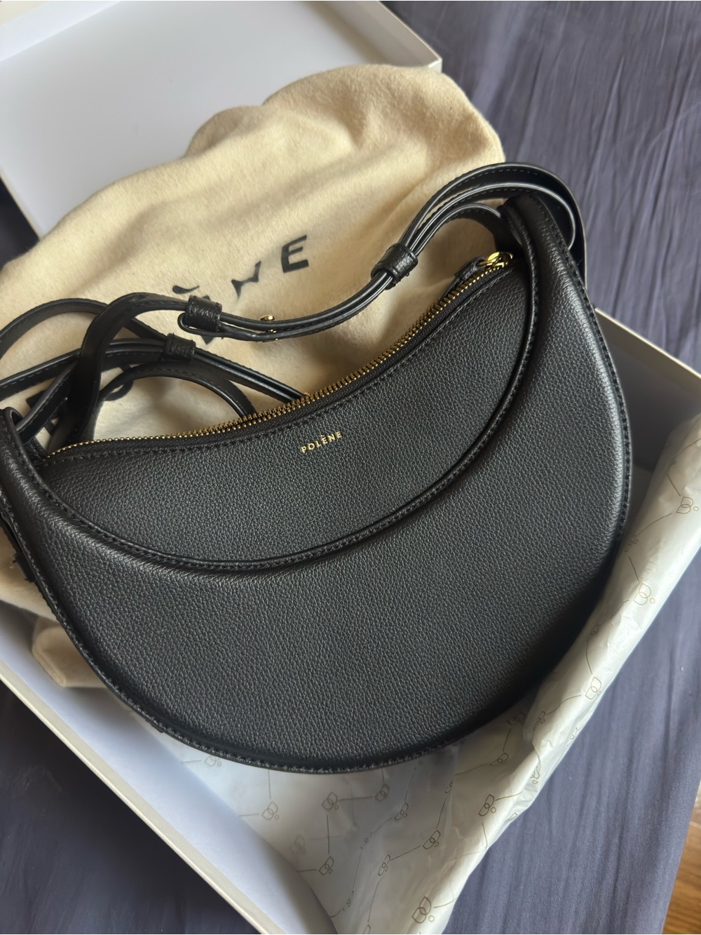 Polene numero dix  2023
Black Leather 
Used once ,like new